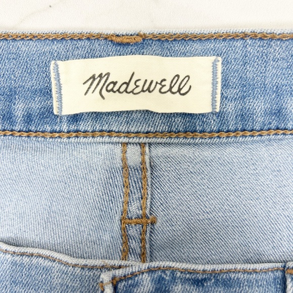 Madewell 11" High-Rise Roadtripper Jeans in Beckwith Wash Size 29 - Picture 2 of 13